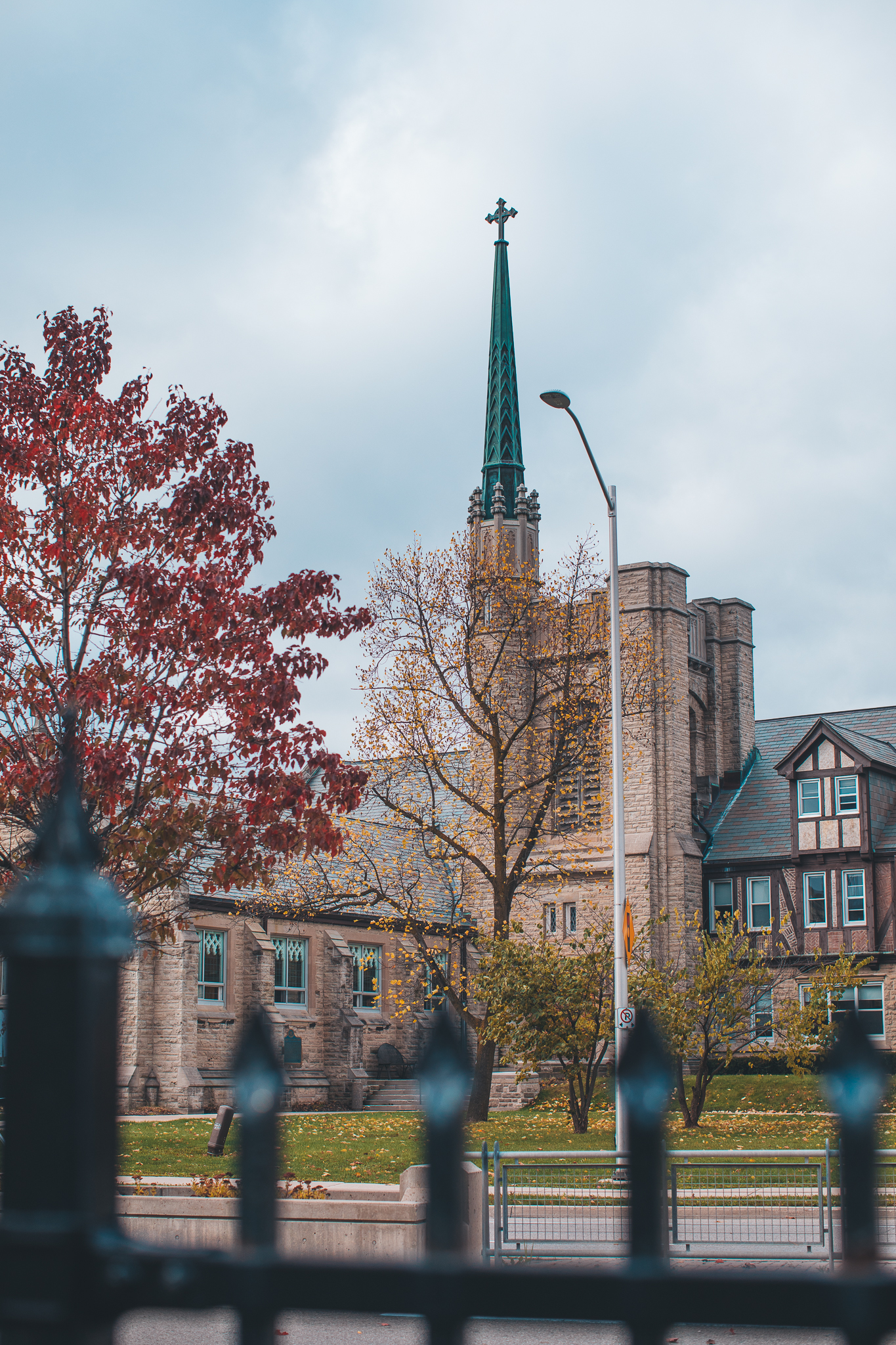 outside-fence-church