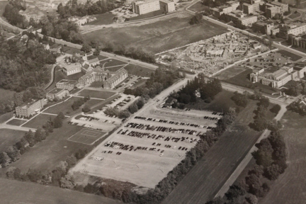 aerial parking lot