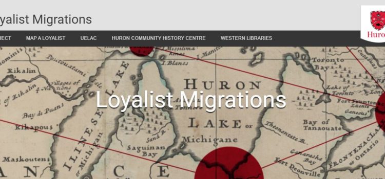 Loyalist Migrations Project