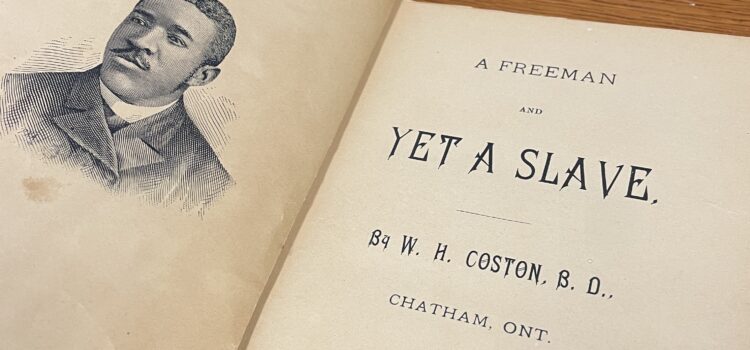 Freedom in Print: Books and Antislavery History at the Chatham-Kent Black Mecca Museum