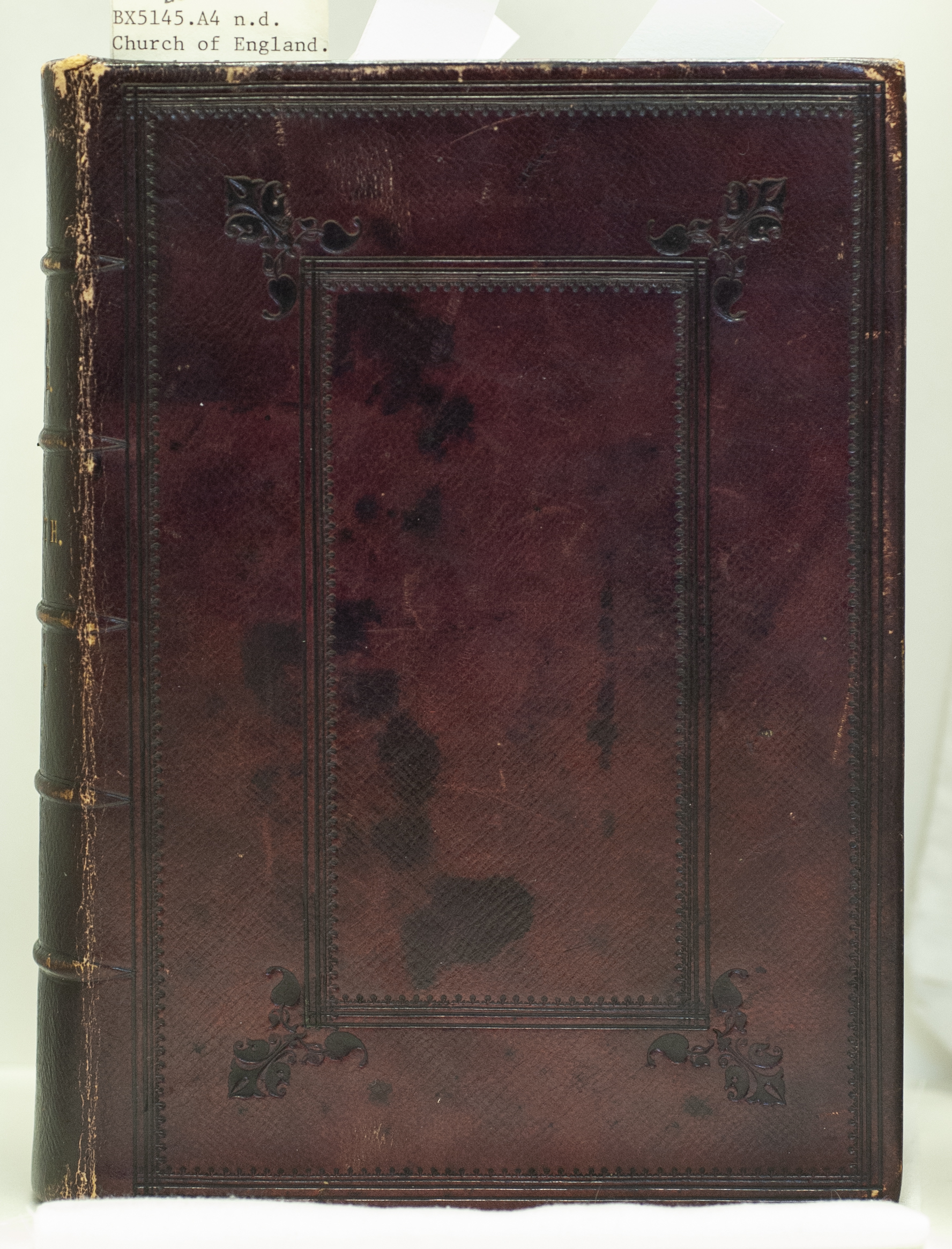 Cover of Book of Common Prayers, 1583