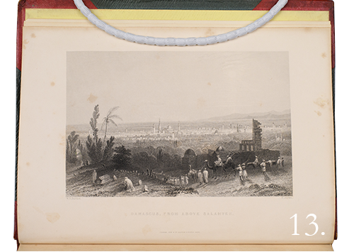 Syria Illustrated - Damascus From Above Salahyeh Engraving of Damascus From Above Salahyeh