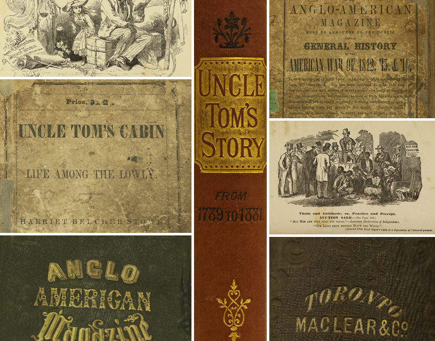 1852 Toronto edition of Uncle Tom’s Cabin