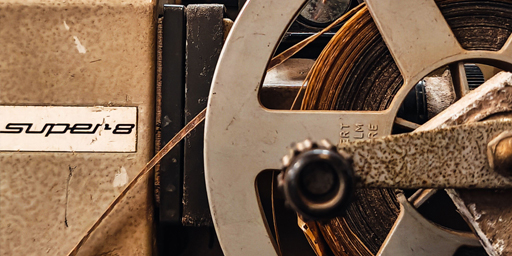 Image of a super 8 film reel