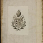 Armorial bookplate.