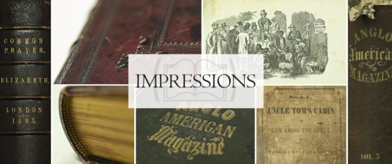 Impressions Rare Book Blog Banner