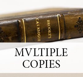 Image of the spine of Brooke's Catalogue